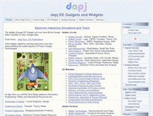 Tablet Screenshot of gadgets.dapj.com